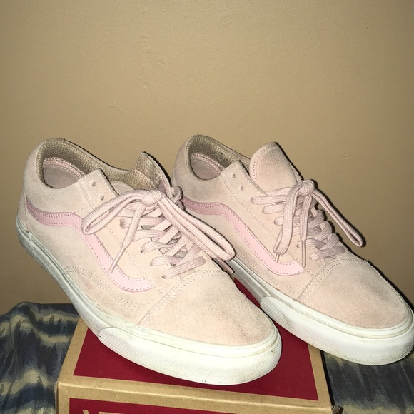 vans old skool pink suede